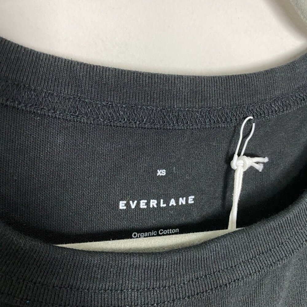 Everlane The Organic Weekend Maxi Dress T Shirt Womens XS Black - Picture 3 of 6